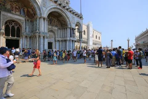 San Marco square in Venice Stock Photos
