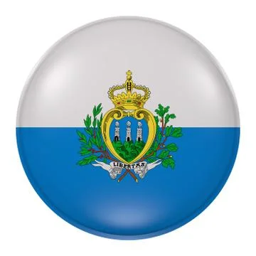 San Marino button Stock Illustration