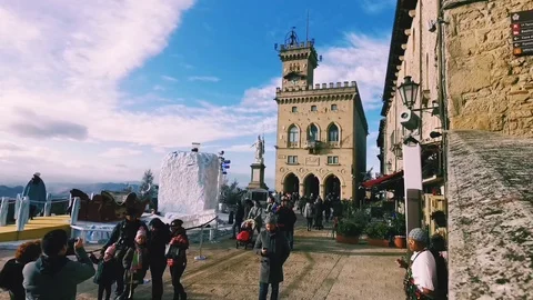 San Marino central square Vidéo 121996053