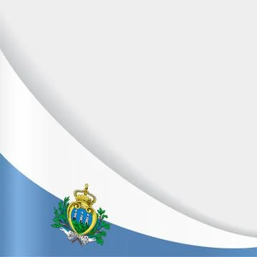 San Marino flag background. Vector illustration. Stock-Illustration