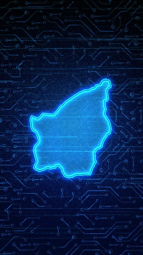 San Marino Map Digital Technology Opener Stock Footage 336314160