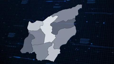 San Marino network map Stock Footage 87976790