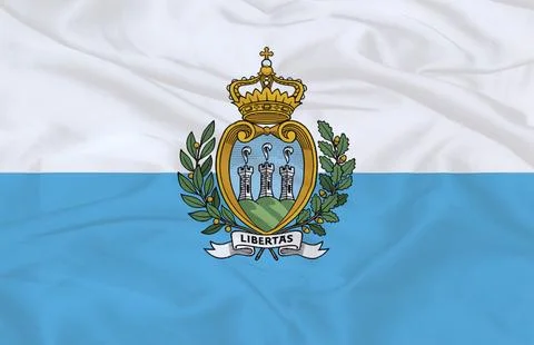 San Marino texture Flag Stock Illustration