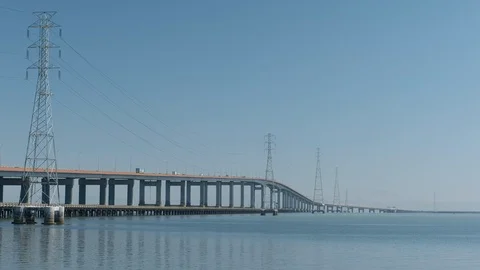 San Mateo Bridge 6 Stock Footage 91604802