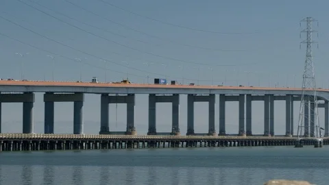 San Mateo Bridge 7 Stock Footage 91604008