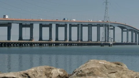 San Mateo Bridge 8 Stock Footage 91603340