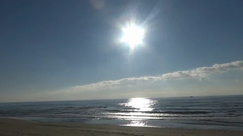 SAN MAURO CILENTO BEACH TIME ELAPSE coast of cilento, salerno - italy Video stock 104049703