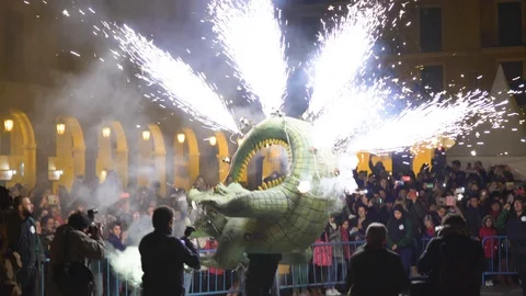 San Sebastian event Stock Footage 101569252