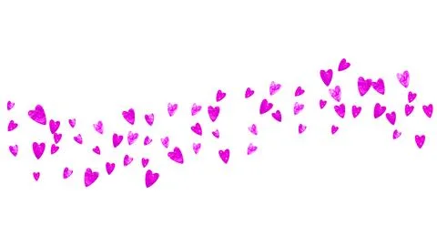 San Valentin Day Pattern. February Border For Mom. Random Frame. Stock Illustration