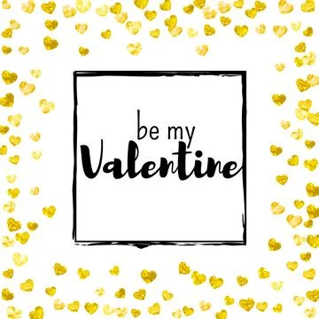 San Valentin Day Texture. Abstract Banner For Party. Vintage Fra Stock Illustration