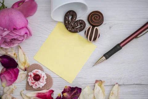 San Valentine's background Stock Photos
