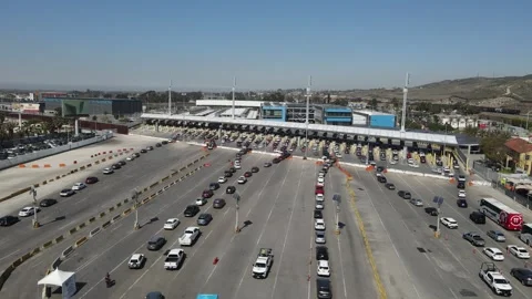 San Ysidro Border Crossing Video stock 303861003
