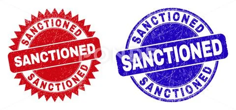 SANCTIONED Round and Rosette Watermarks with Corroded Texture ...
