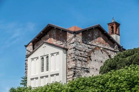 Sanctuary in Angera Foto stock