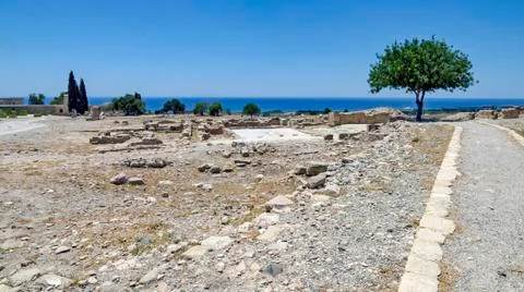 Sanctuary of Aphrodite Stock Photos