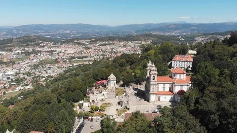Sanctuary Bom Jesus do Monte, Braga, Portugal. 库存影片 116558270