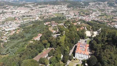 Sanctuary Bom Jesus do Monte, Braga, Portugal. 库存影片 116559787