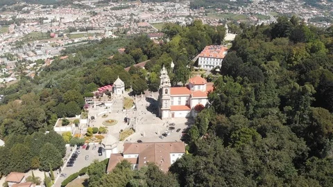 Sanctuary Bom Jesus do Monte,Braga, Portugal. 库存影片 116563532