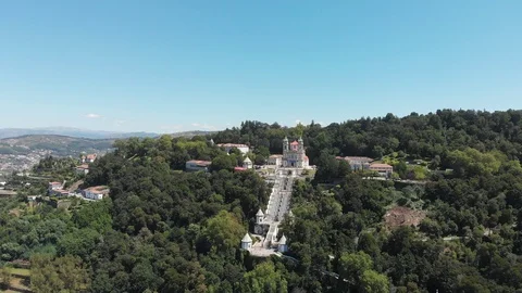 Sanctuary Bom Jesus do Monte,Braga, Portugal. 库存影片 116564043