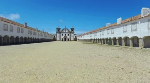 Sanctuary Complex Santuario de Nossa Senhora do Cabo Espichel Stock Footage 63570775