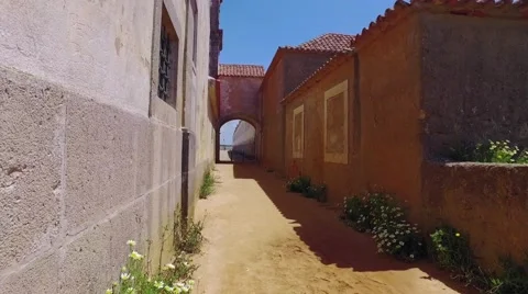 Sanctuary Complex Santuario de Nossa Senhora do Cabo Espichel Stock Footage 63571987