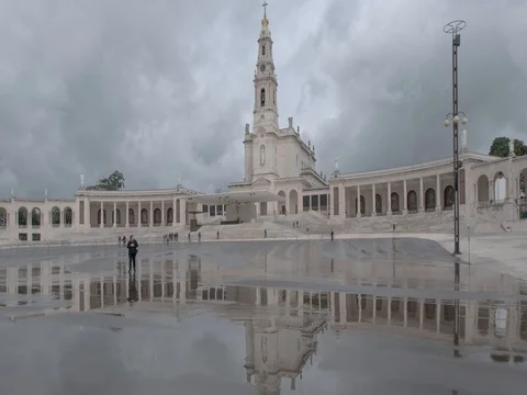 Sanctuary of Fatima Stock Footage 75080175