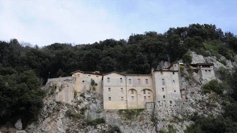 Sanctuary Greccio hl definitivo Video stock 106060702