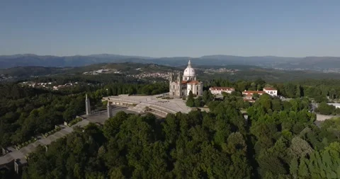 Sanctuary of Our Lady of Sameiro, Braga, Portugal Stock Footage 247894298
