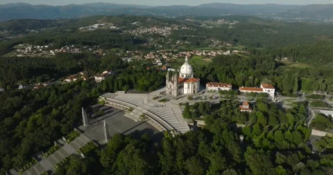 Sanctuary of Our Lady of Sameiro, Braga, Portugal Stock Footage 247894310