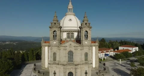 Sanctuary of Our Lady of Sameiro, Braga, Portugal Stock Footage 247894378
