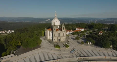 Sanctuary of Our Lady of Sameiro, Braga, Portugal Stock Footage 247894411