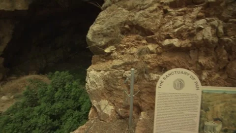 Sanctuary of Pan, Ancient Caesarea Philippi, Golan Heights Stock Footage 324819523