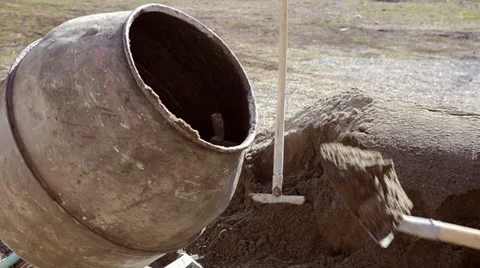 Sand and cement Video stock 33221227