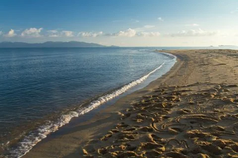 Sand and sea Stock Photos