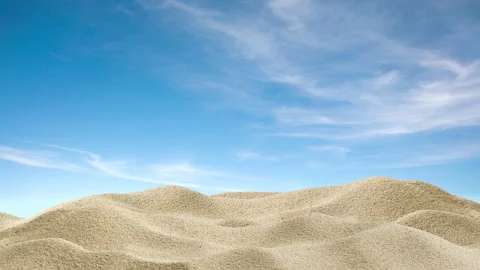 Sand and Sky Stock Footage 132371161