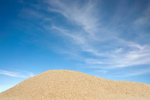 Sand and sky Stock Photos