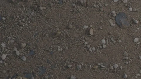 Sand and stone movement, slow motion Stock Footage 233348474