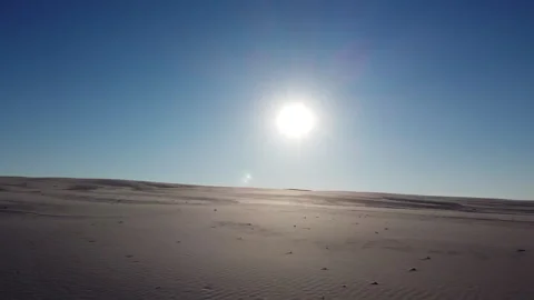 Sand and sun. Drone view Видео 248074208