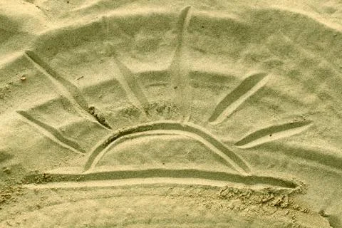 Sand and sun Stock Photos