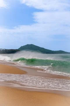 Sand and waves Fotos de archivo