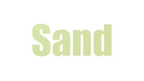 Sand Animated Tagcloud Isolated Stock Footage 107245490