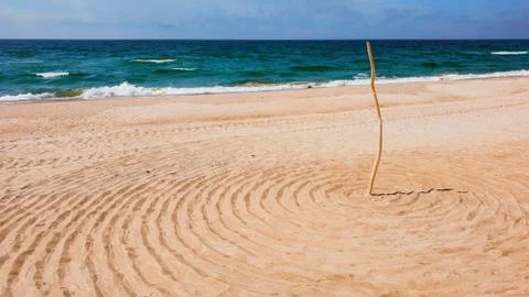 Sand art Foto stock