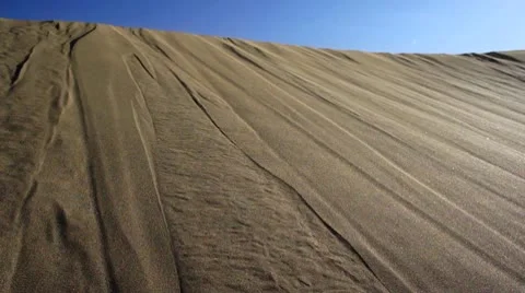 Sand avalanche 動画素材 10592622