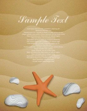 Sand background Stock Illustration