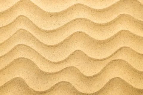 Sand background texture. Top view Stock Photos