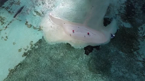 Sand Bar Maldives Video stock 250528685