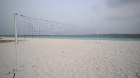 Sand beach and ocean wave, South Male Atoll. Maldives Stock Footage 48549220