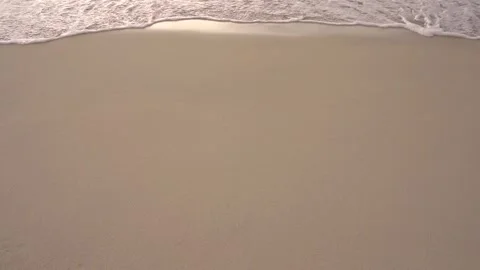 Sand beach background at shore Vídeo Stock 144863719