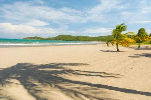 Sand beach in Cuba Stock Photos