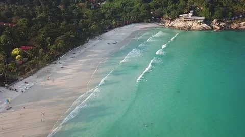 Sand beach koh Phangan 库存影片 84783152